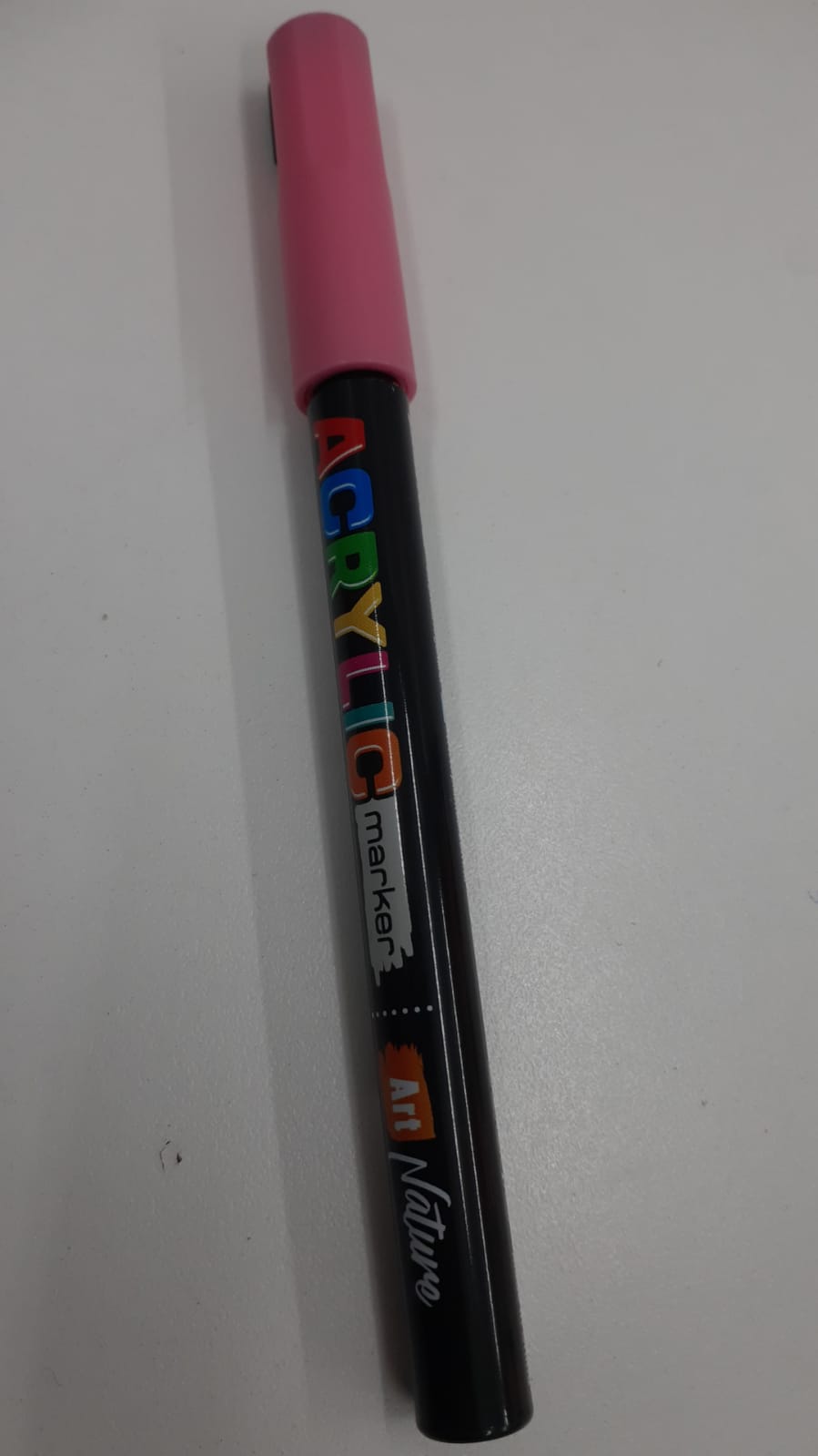 Marcador acrílico acrilic rosa