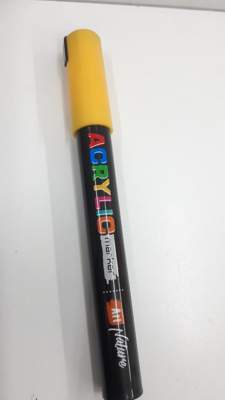 Marcador acrílico acrilic amarillo claro