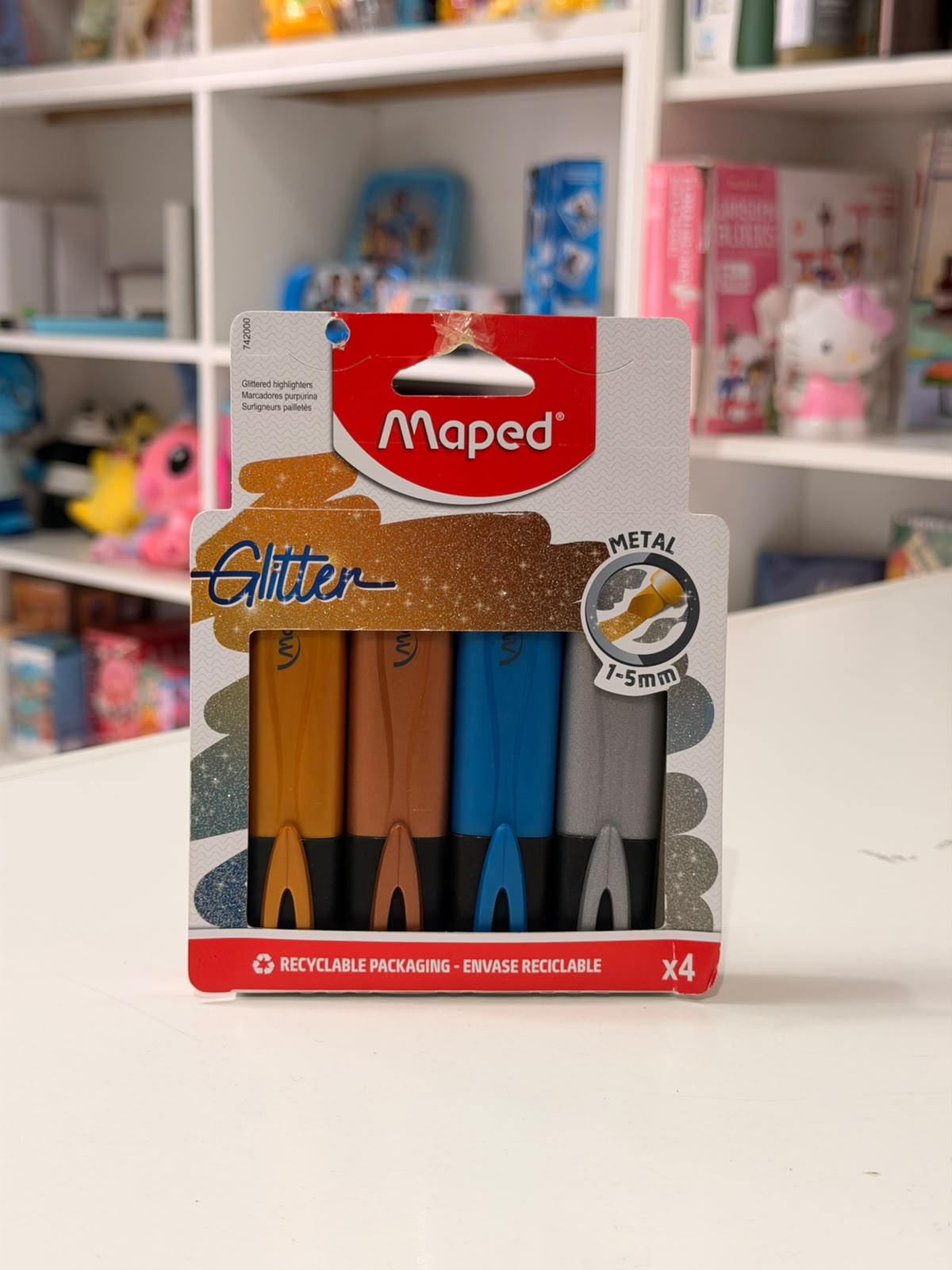 Marcadores glitter Maped