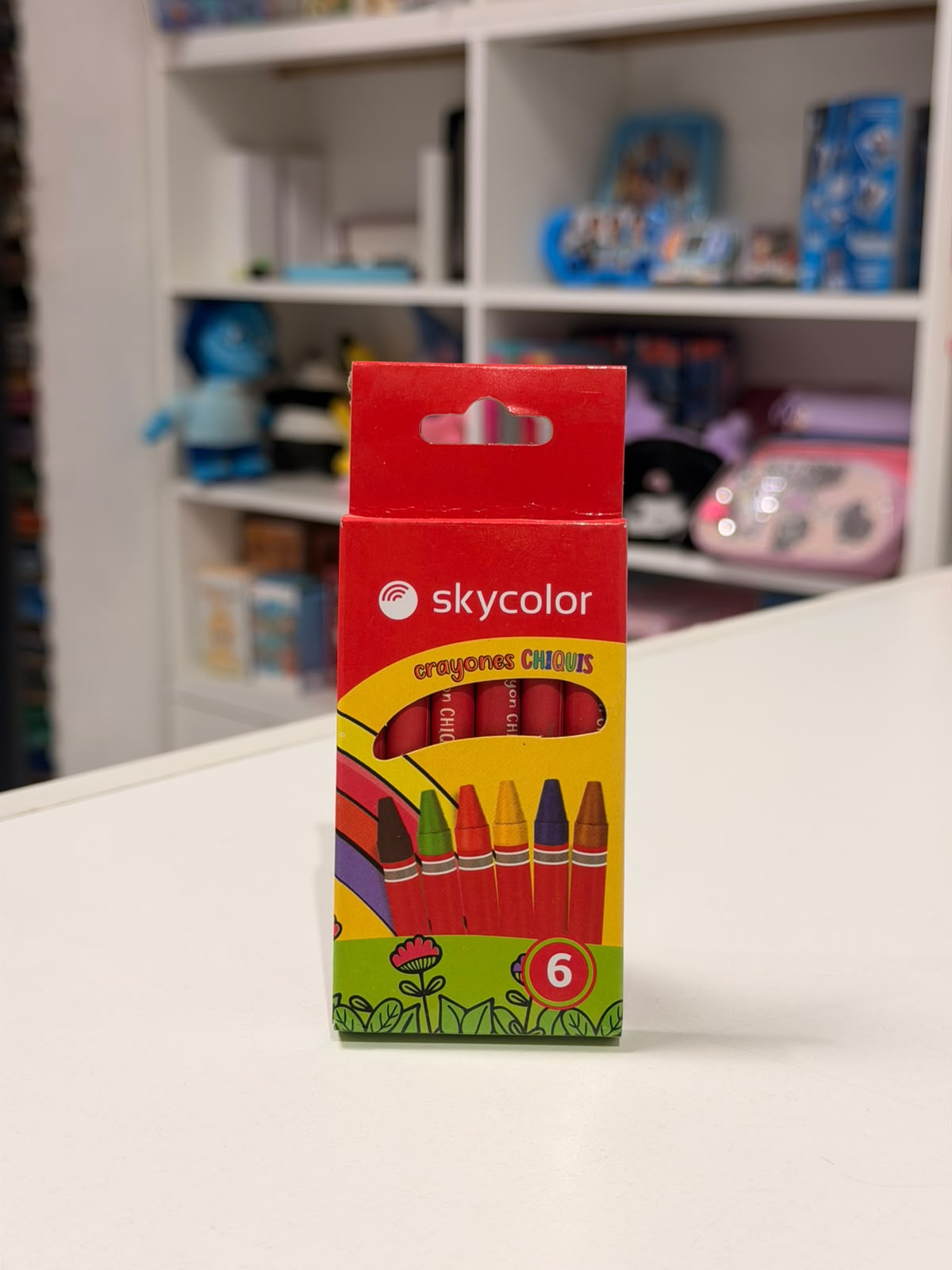 Crayones chiquis x 6 Skycolor
