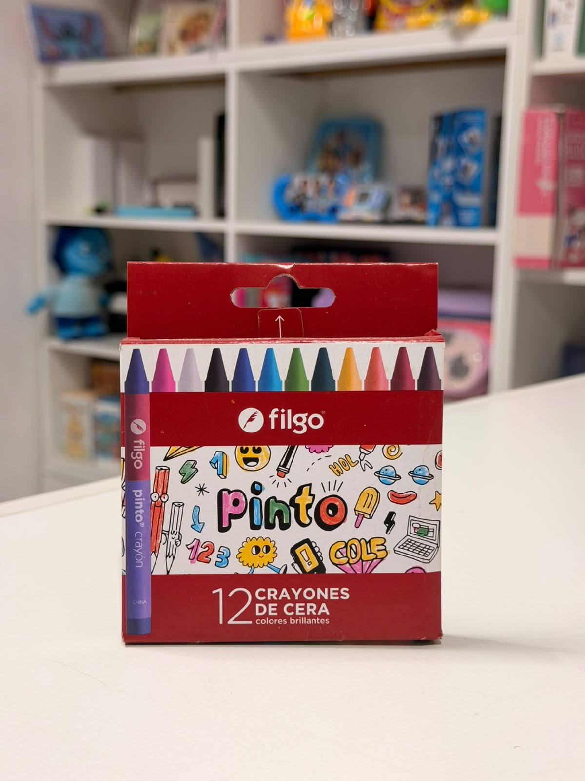 Crayones colores brillantes x 12 Filgo