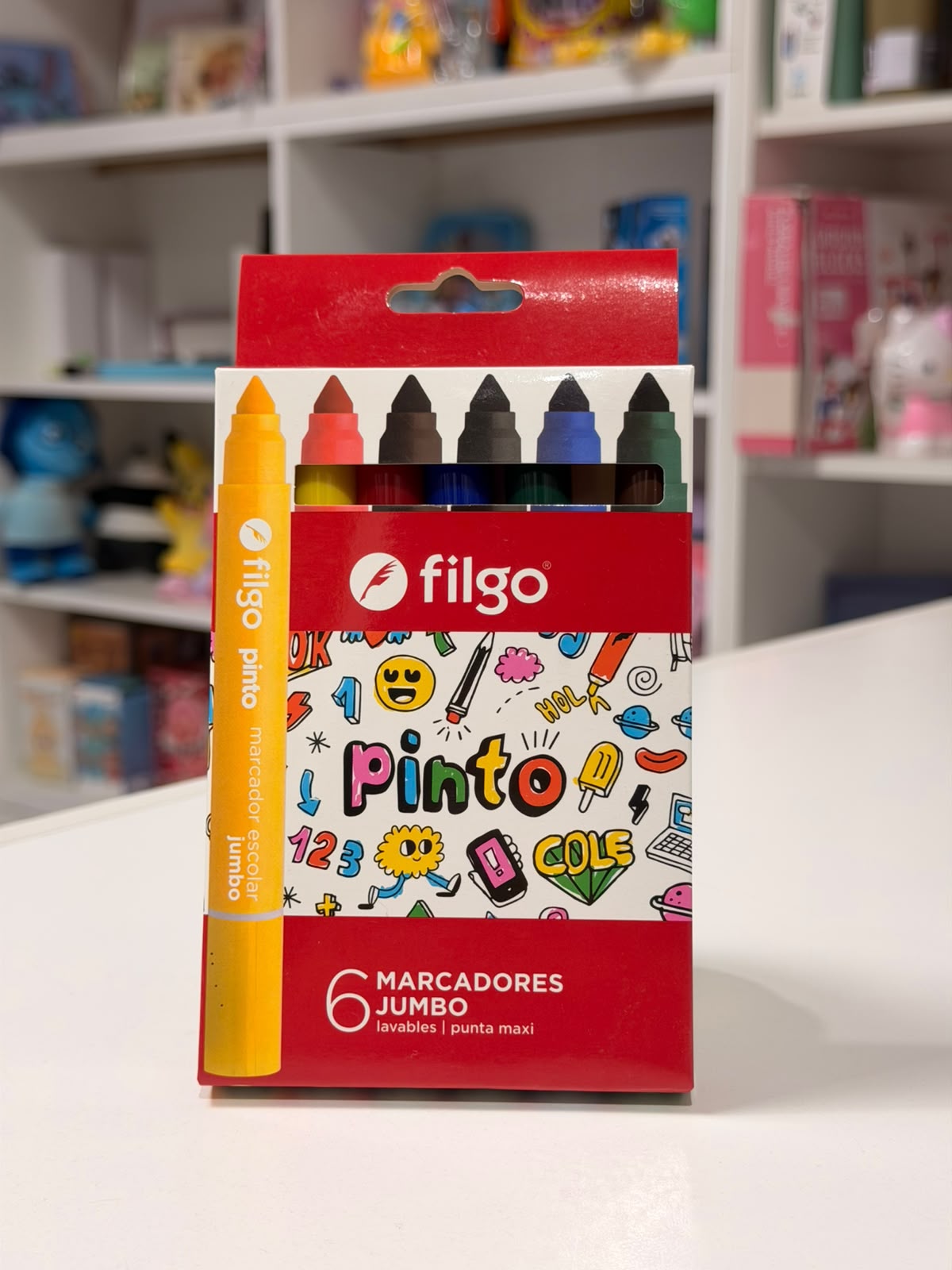 Marcador jumbo x 6 Filgo