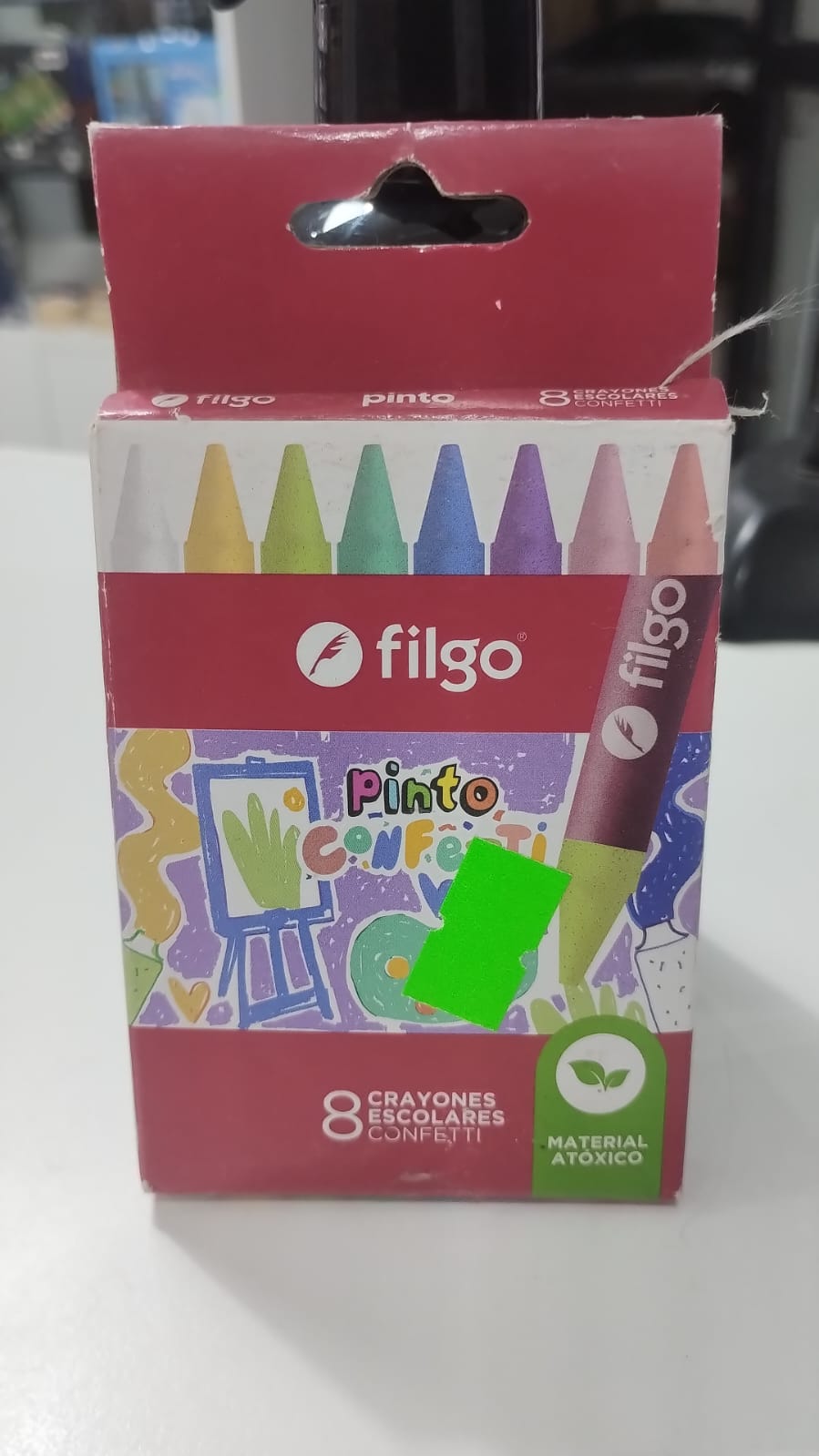 Crayones confeti x 6 Filgo