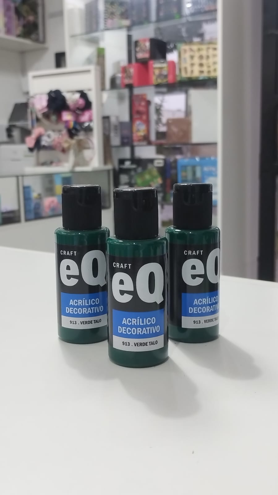 Acrílico craft EQ verde talo
