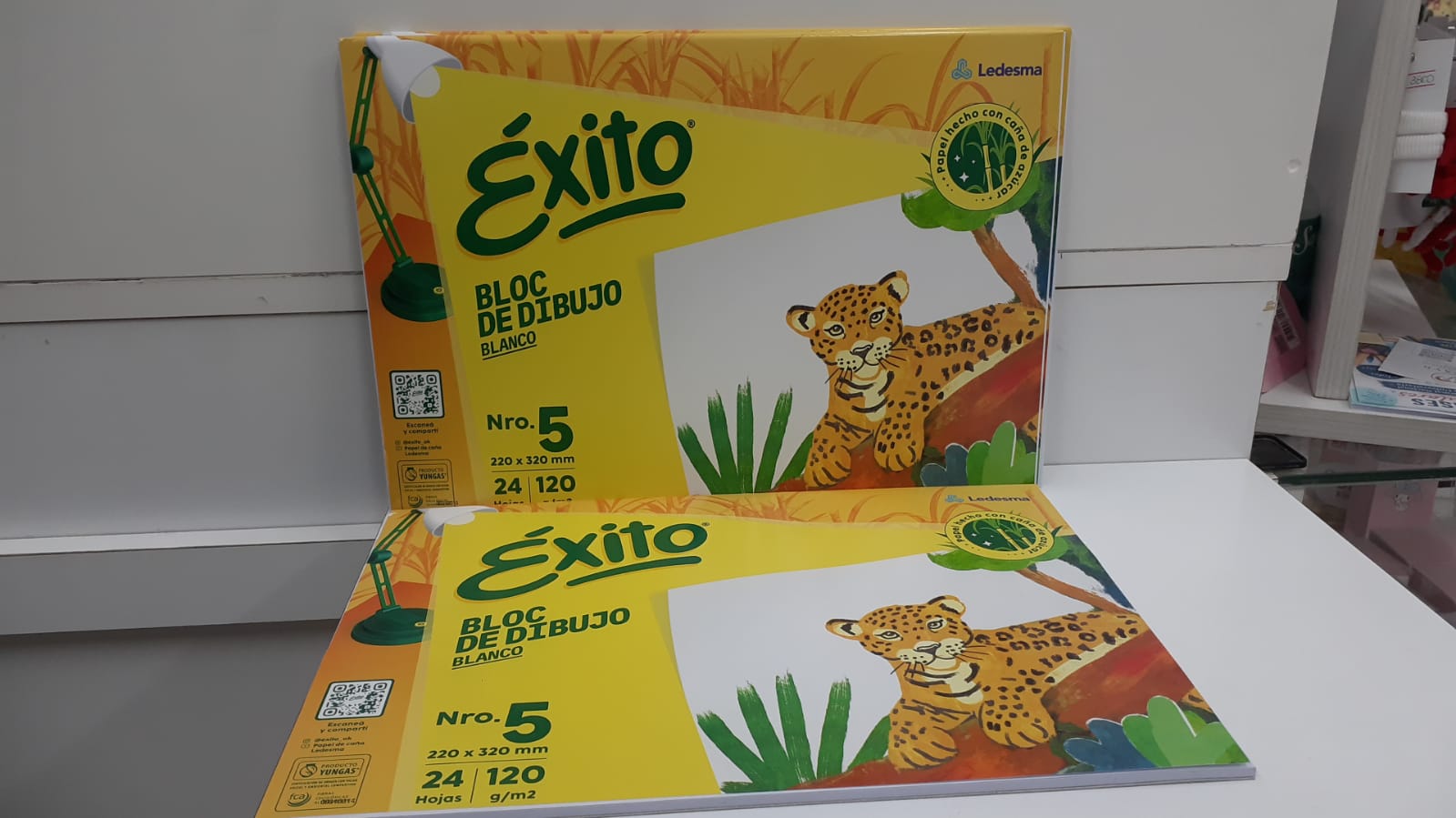 Bloc dibujo Éxito blanco n.º 5 × 24 hojas