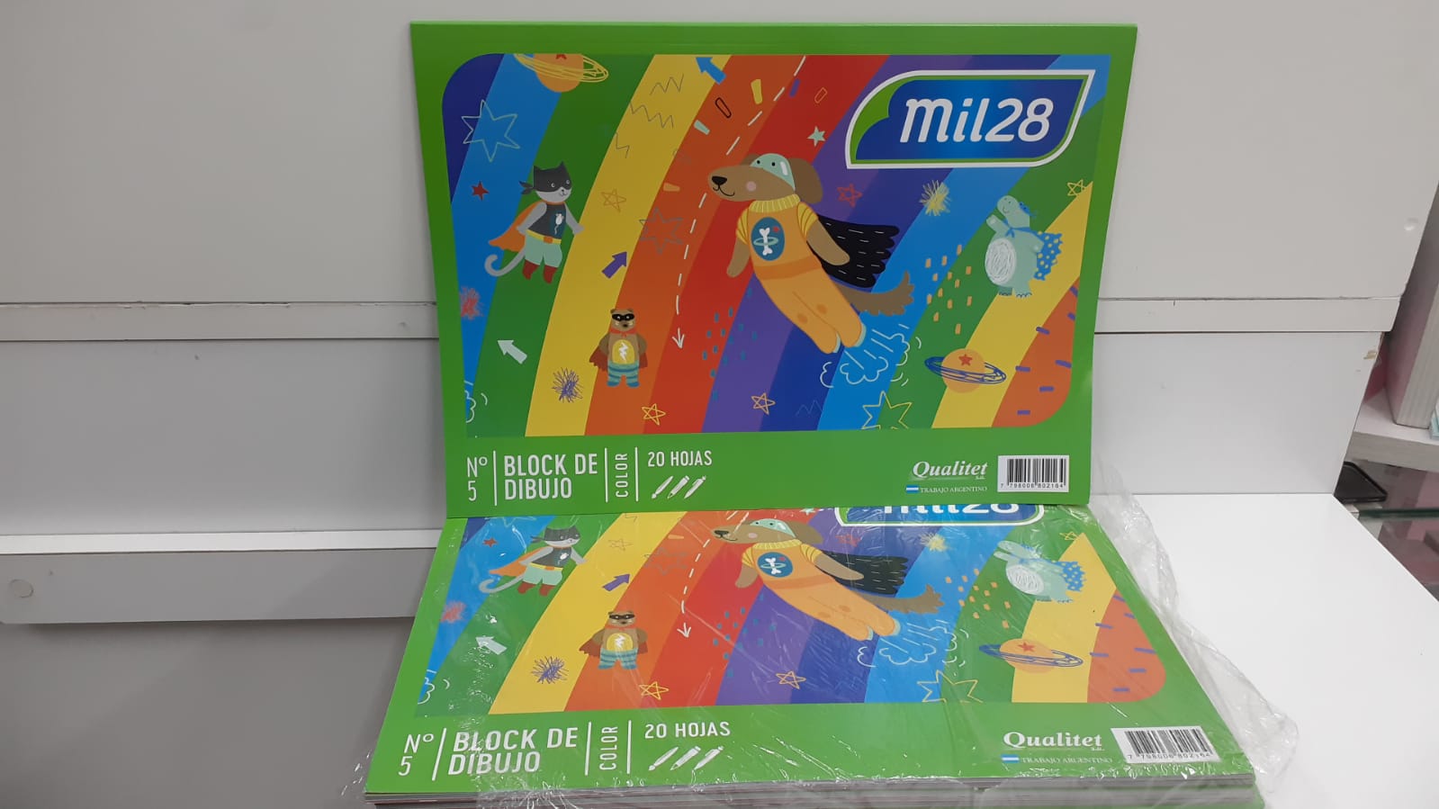 Bloc Mil28 color 20 hojas