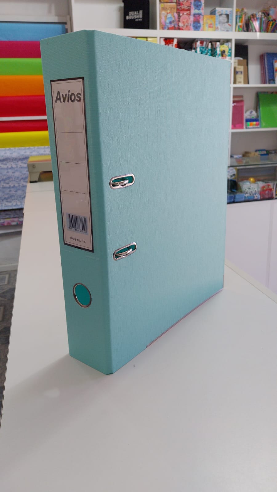 Bibliorato oficio verde pastel