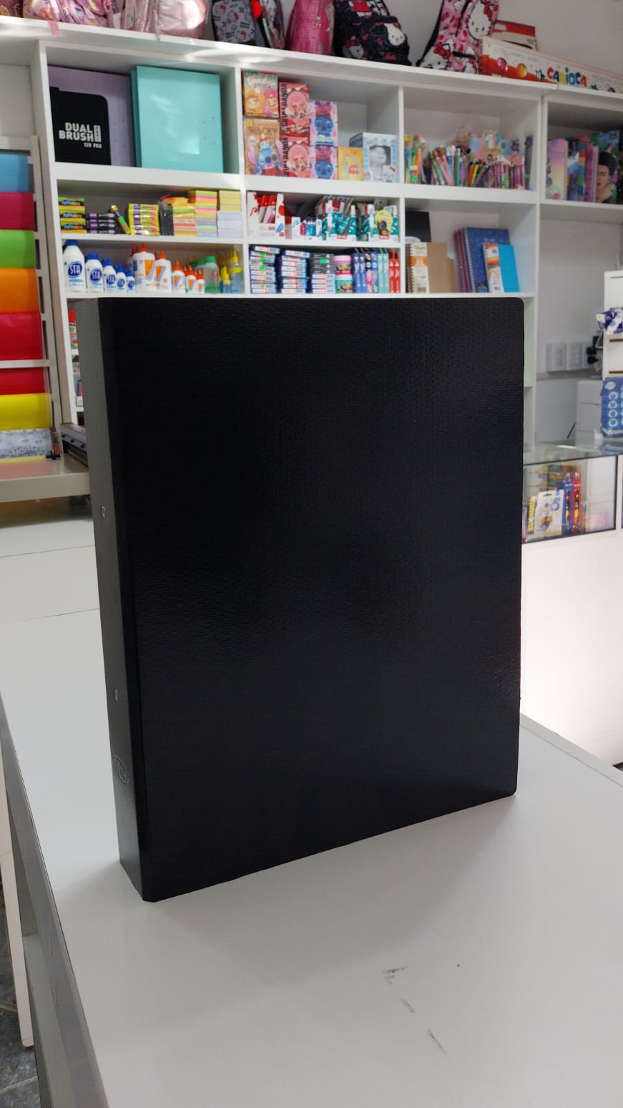 Carpeta oficio fibracap color negra