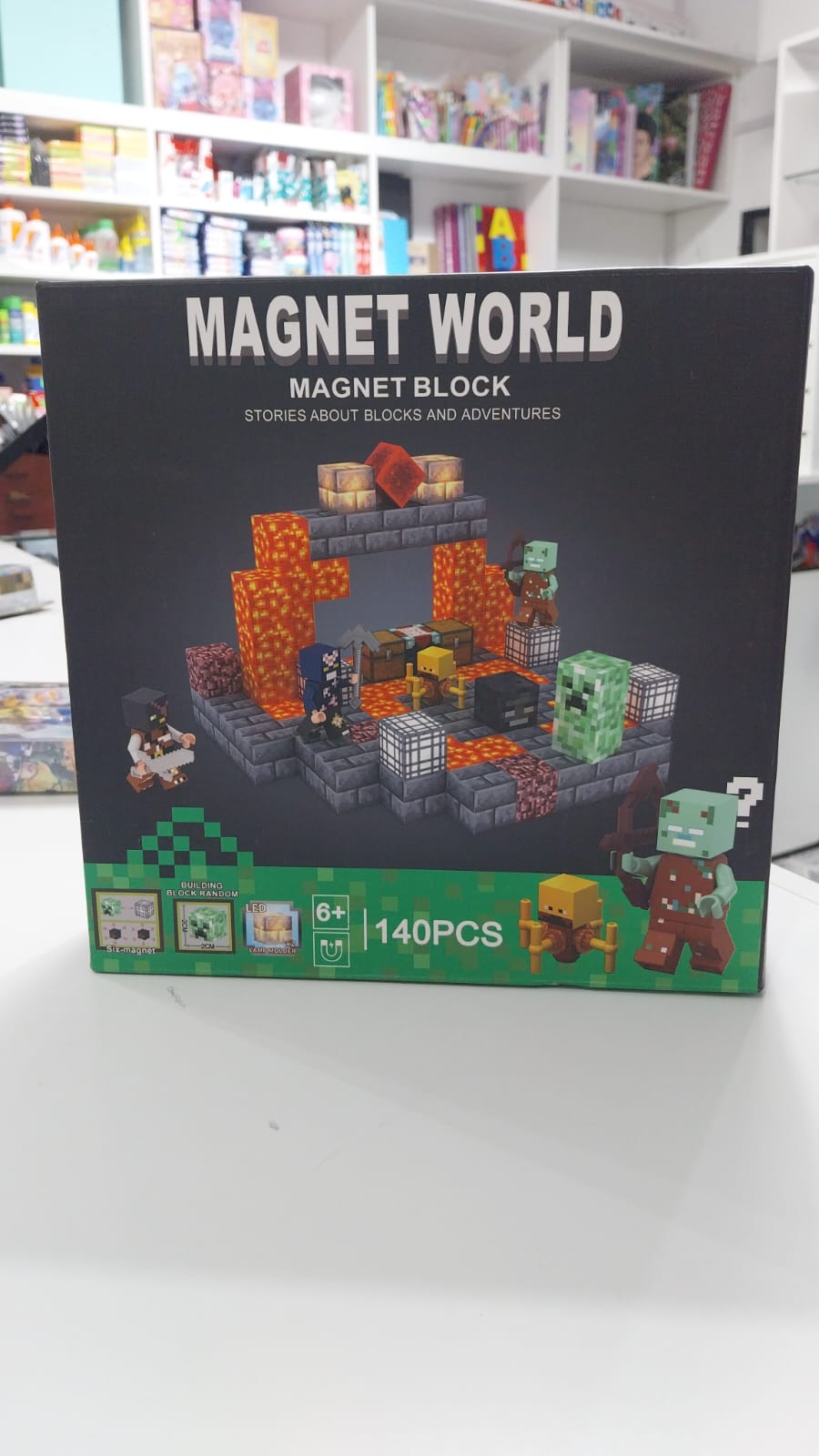 Bloques magnéticos 140 piezas