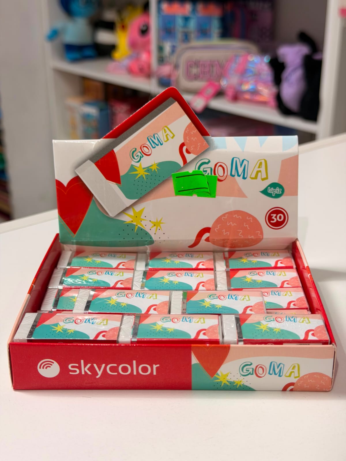 Goma Skycolor blanca
