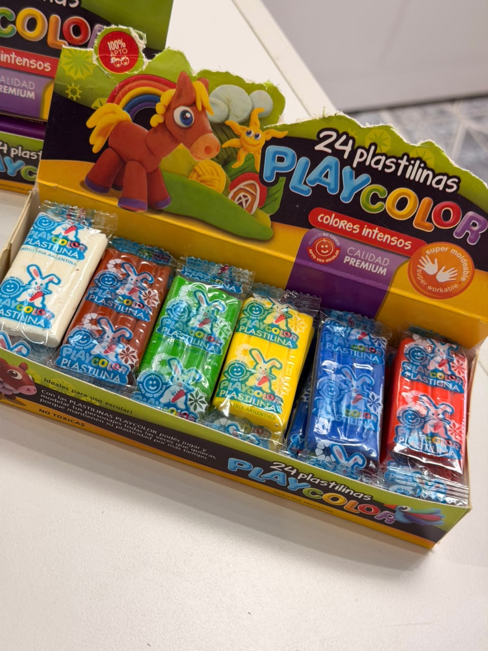 Plastilina por unidad