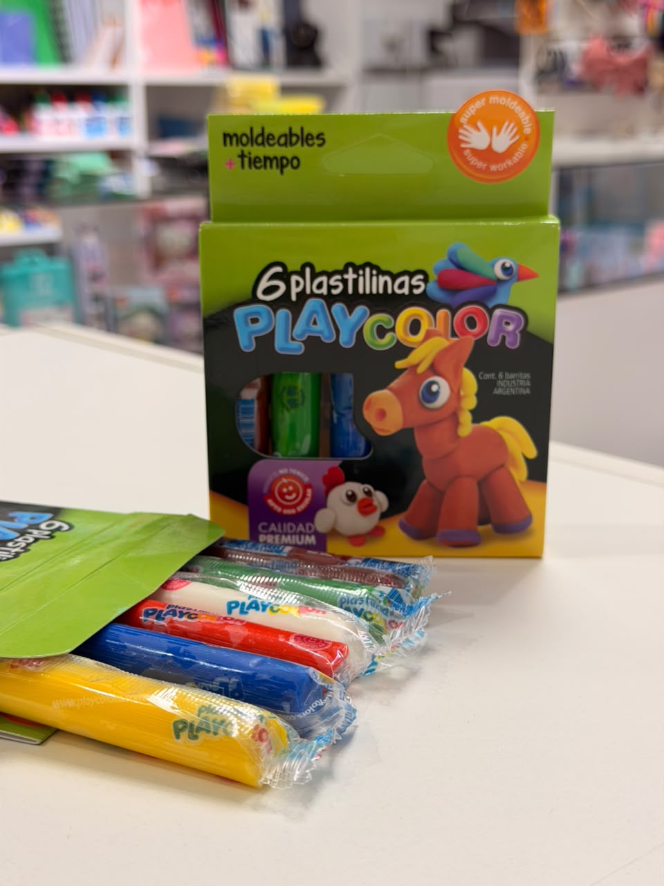 Plastilinas Playcolor x 6
