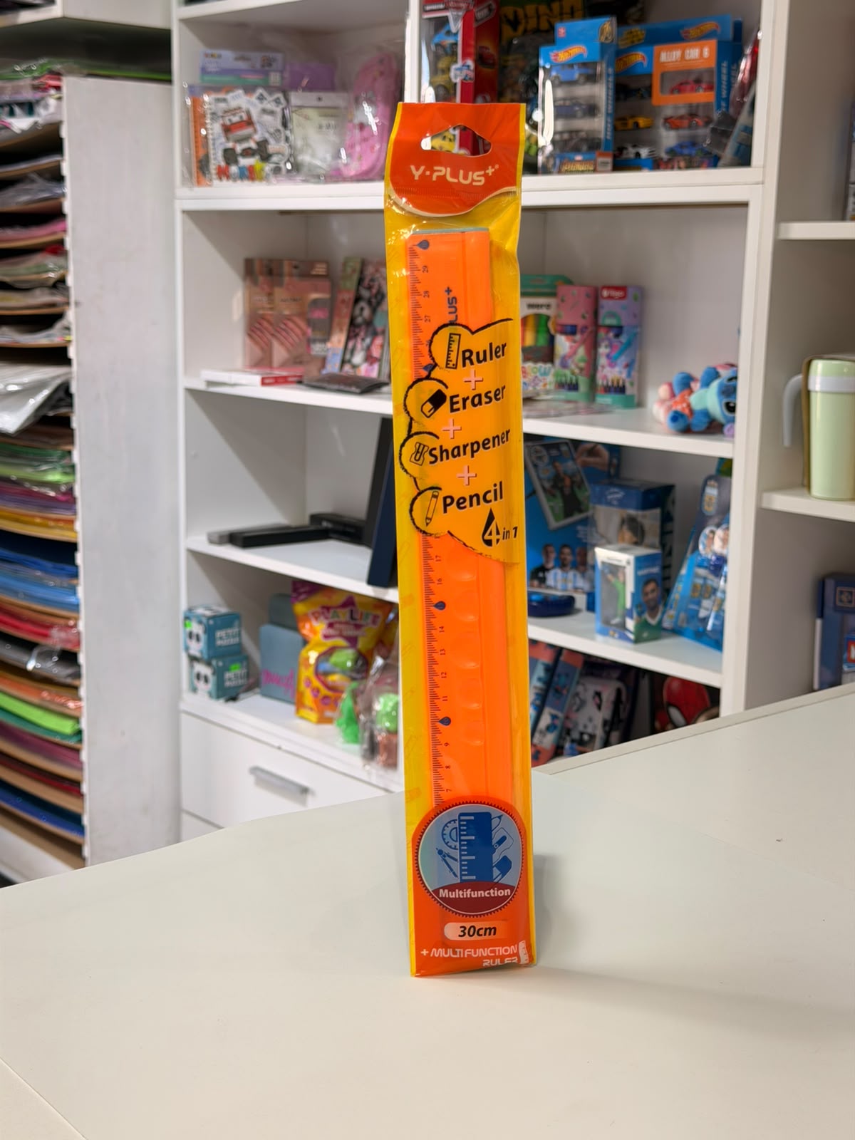 Regla Y-Plus multifunción 30 cm