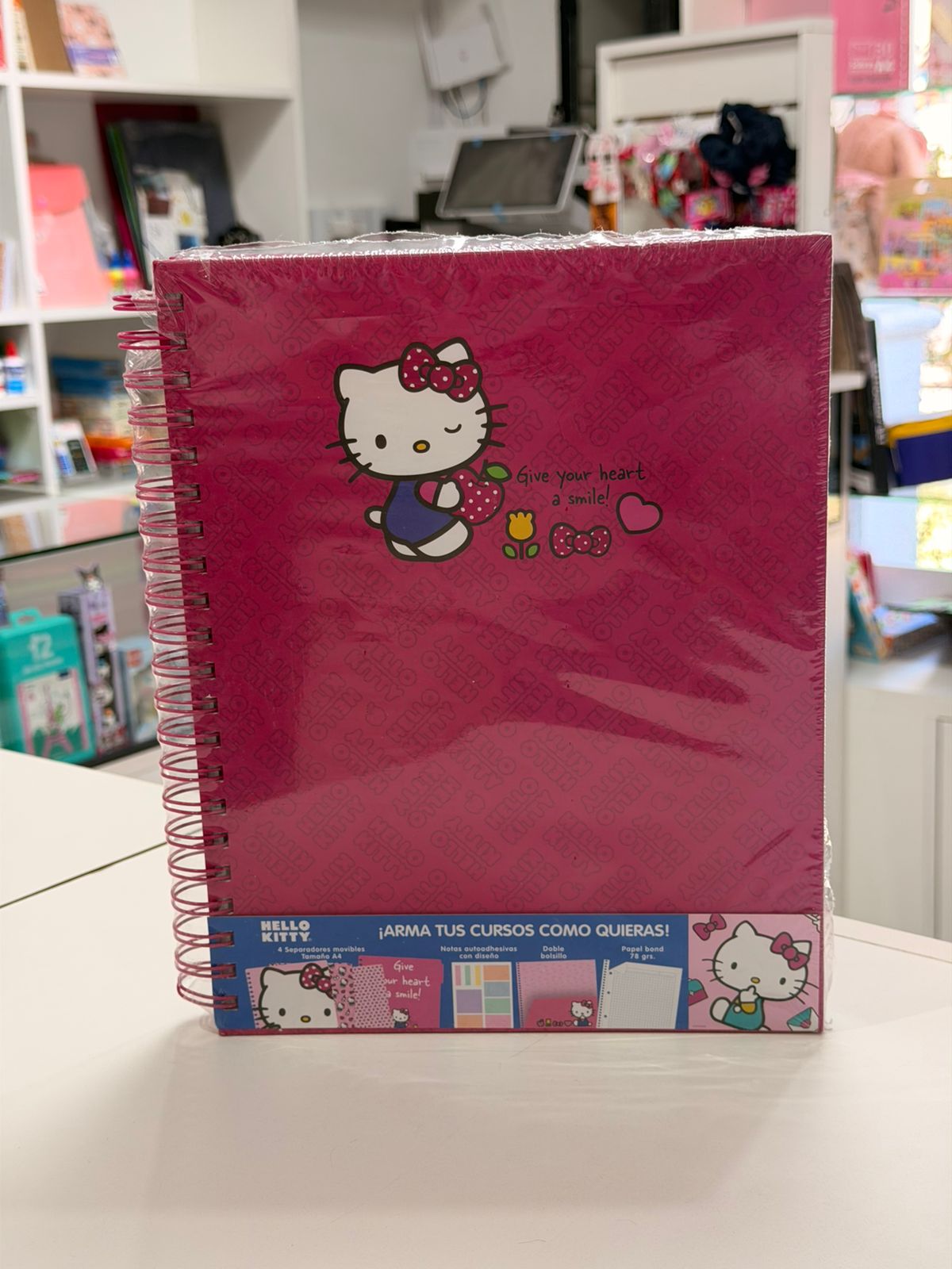 Cuaderno Kitty 160 hojas