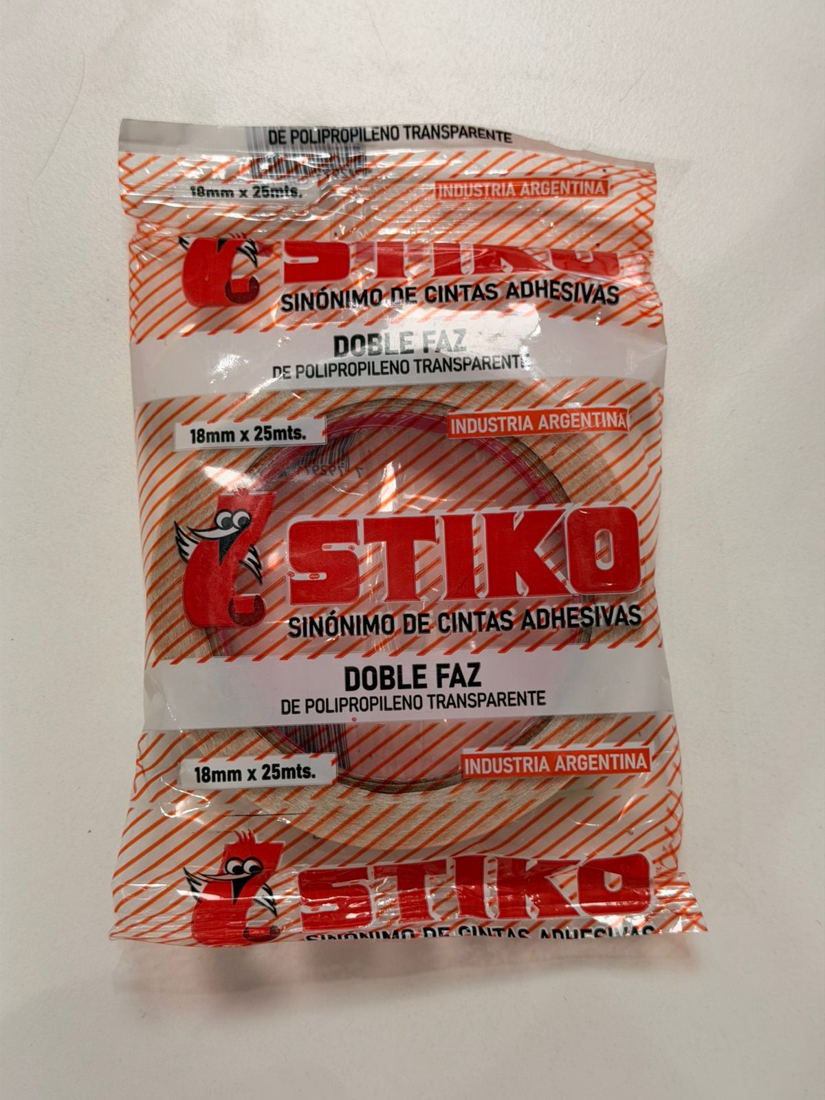 Cinta bifaz Stiko 18 × 25