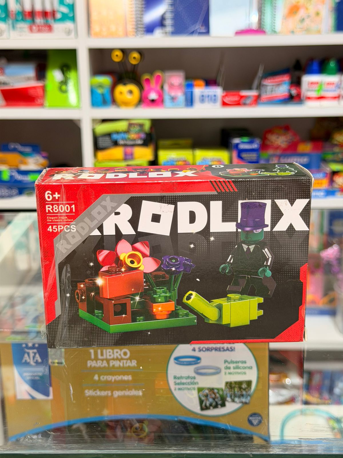 Bloques para armar con temática Roblox