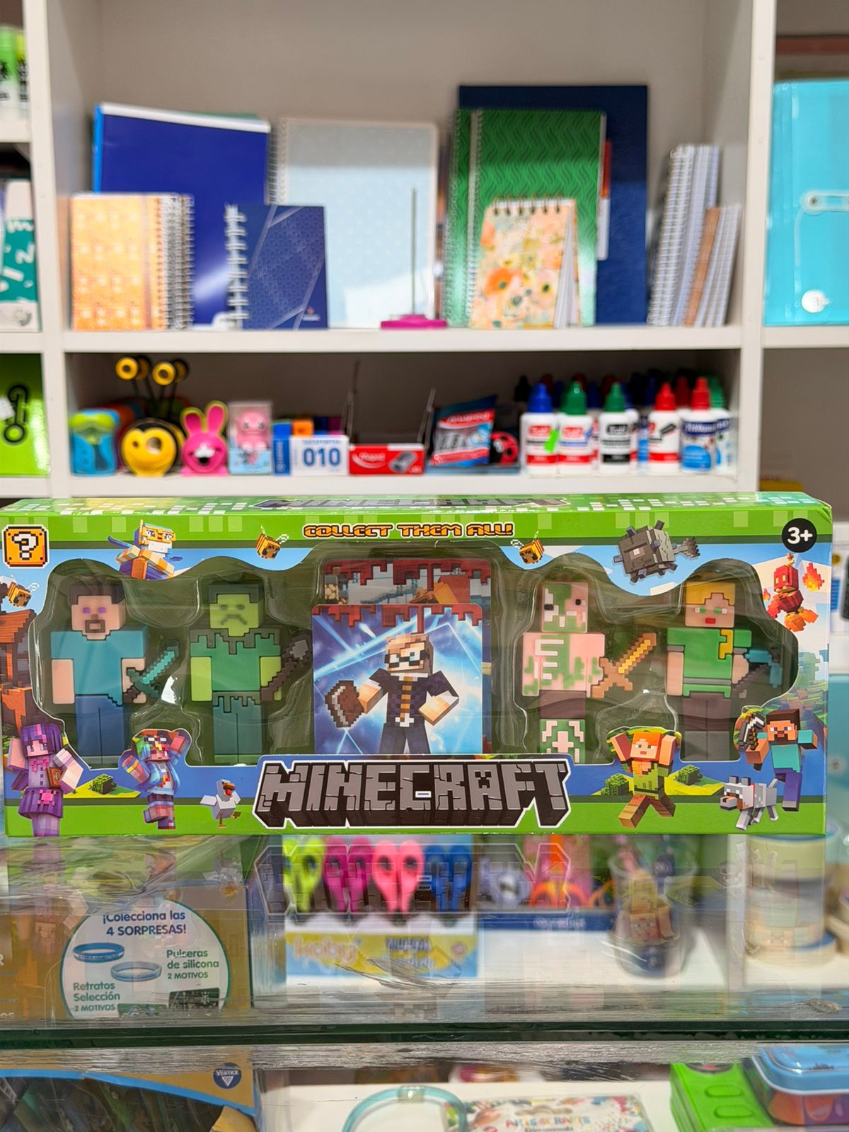 Minecraft muñecos más cartas
