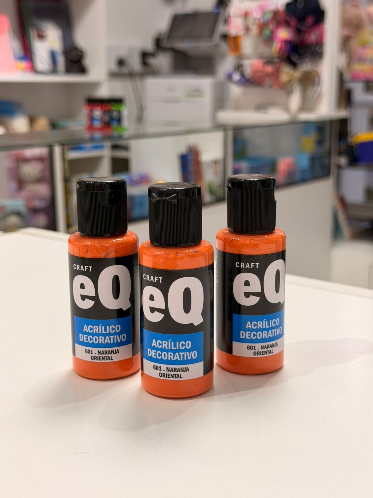 Acrílico craft EQ naranja oriental 50 g