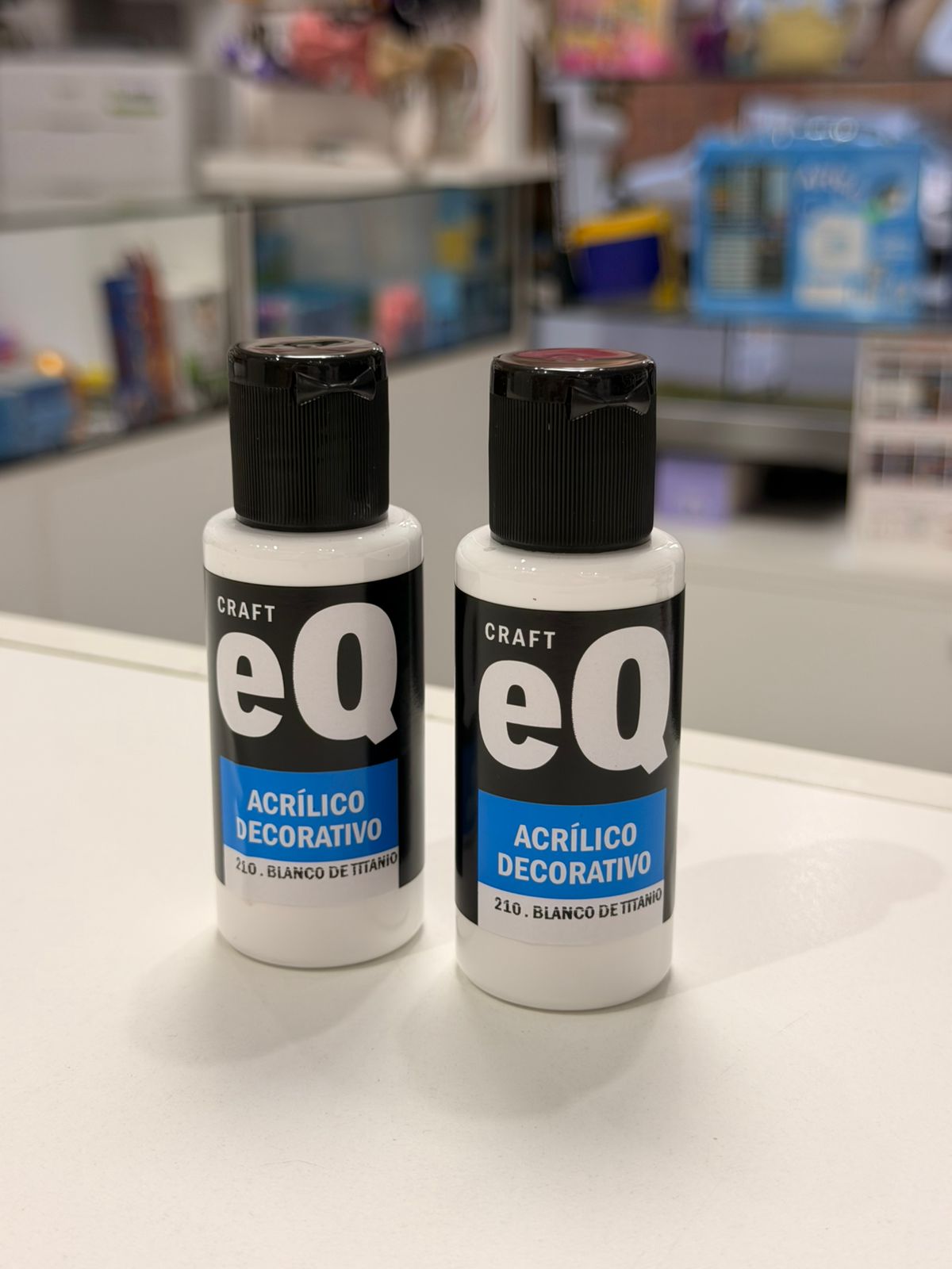 Acrílico craft EQ blanco de titanio