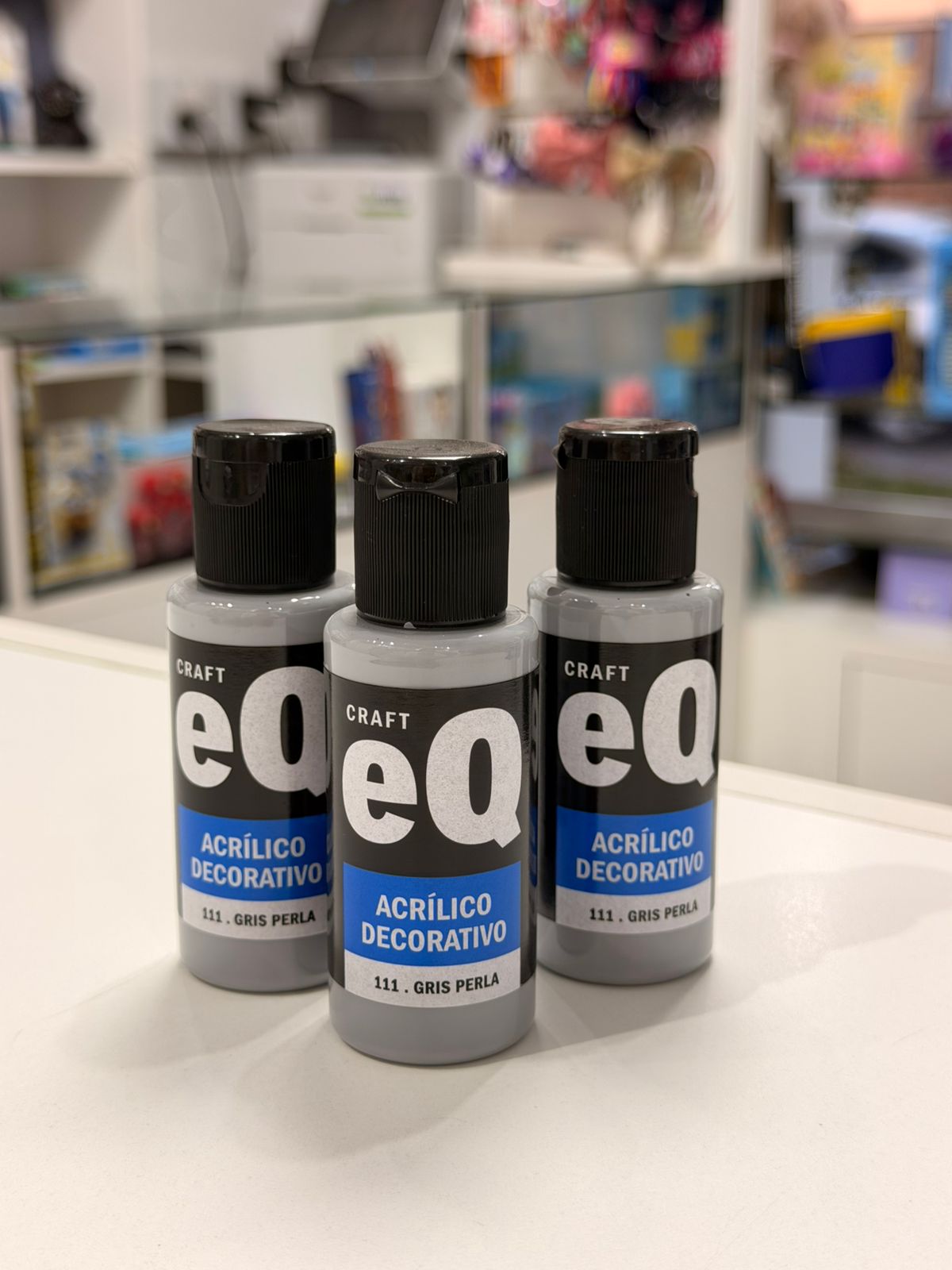 Acrílico craft EQ gris perla 50 g