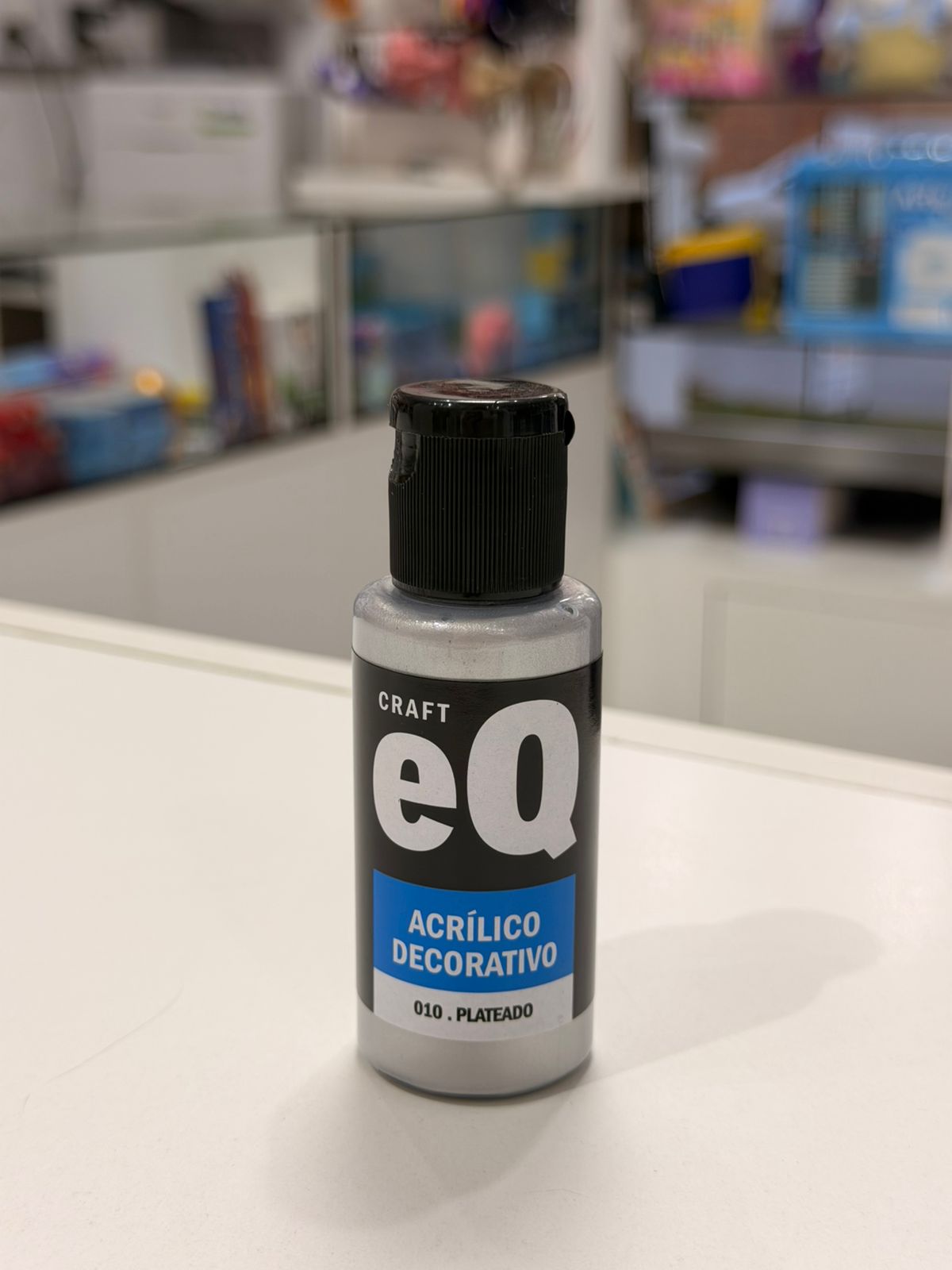 Acrílico craft EQ plateado