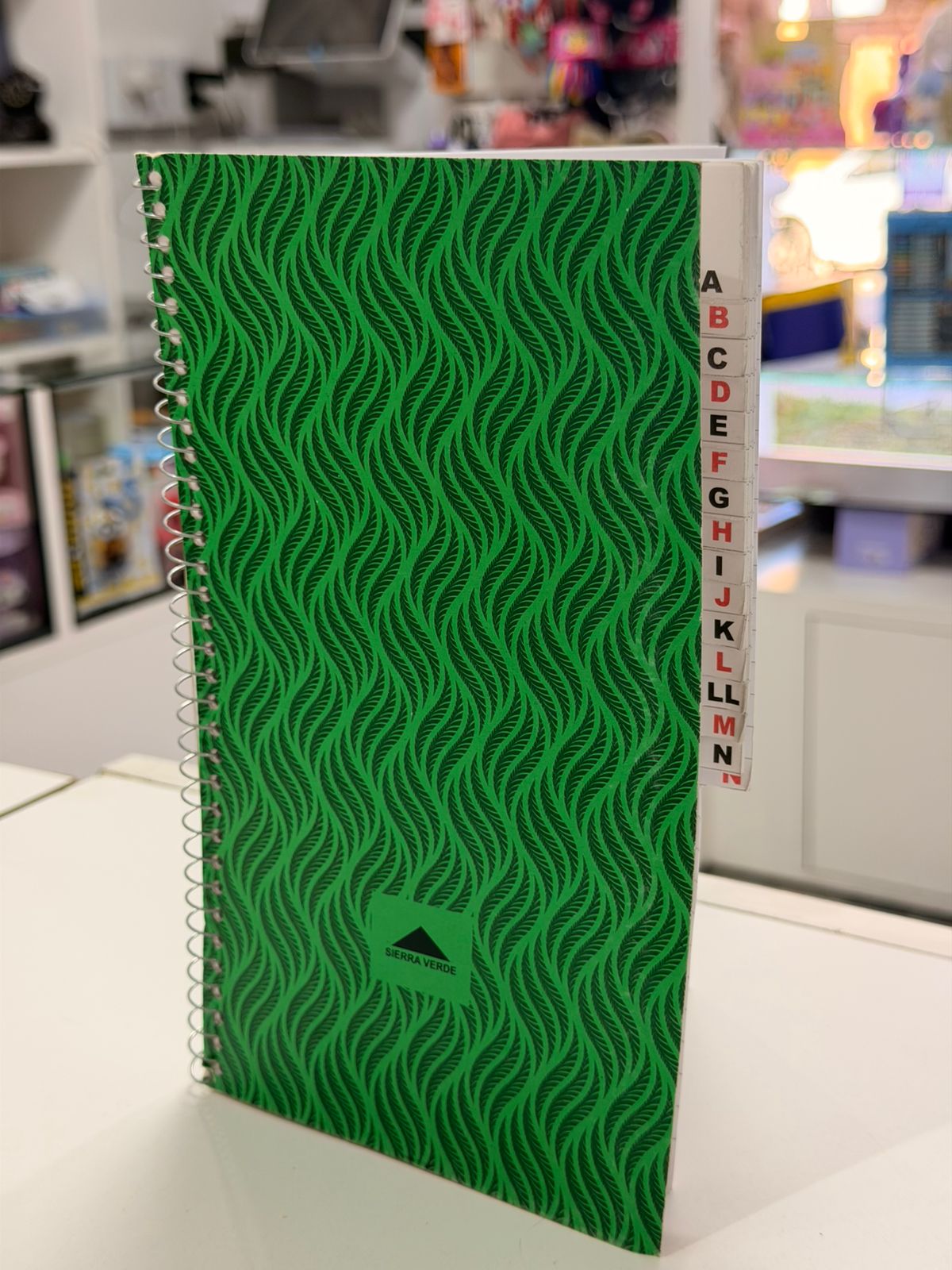 Libreta sierra verde 70.80