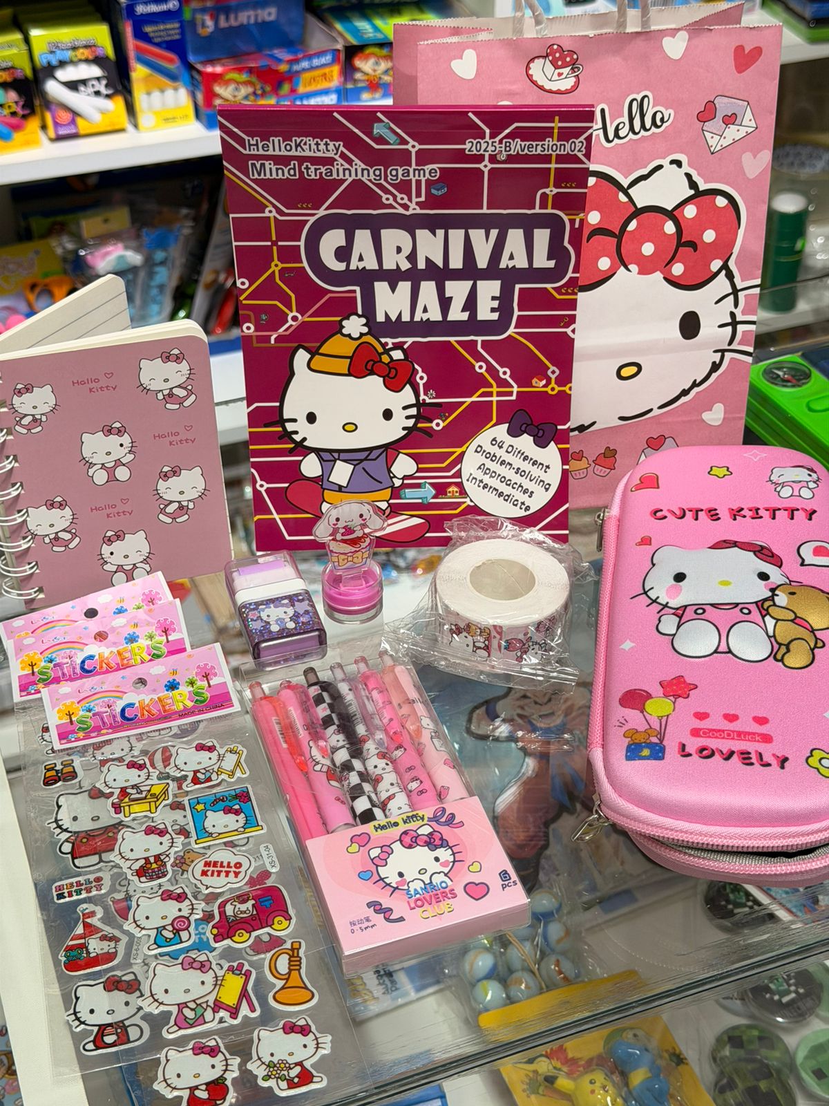 Set de merienda con temática Hello Kitty