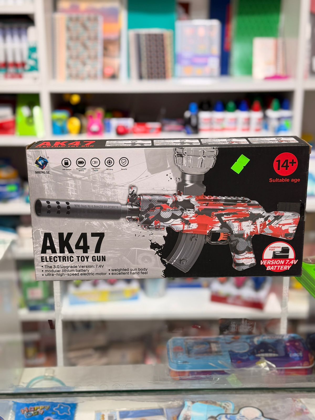 Pistola de juguete AK47 de hidrogel a batería
