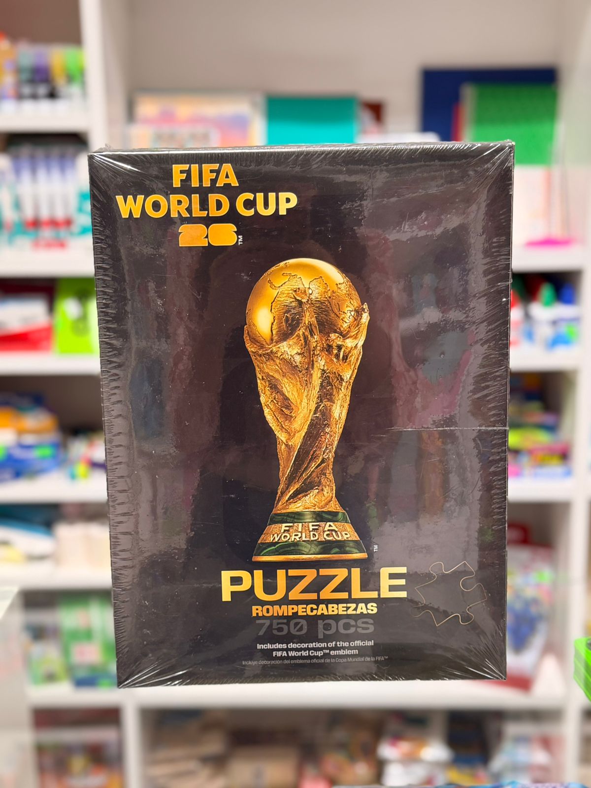 Rompecabezas FIFA World Cup 2026 de 750 piezas, caja negra