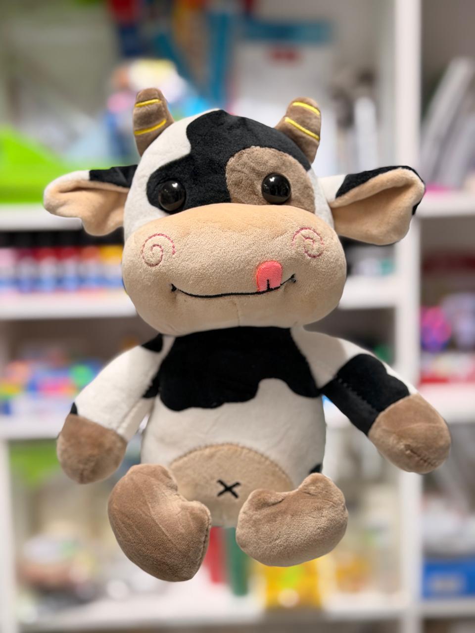 Peluche de vaca mediano